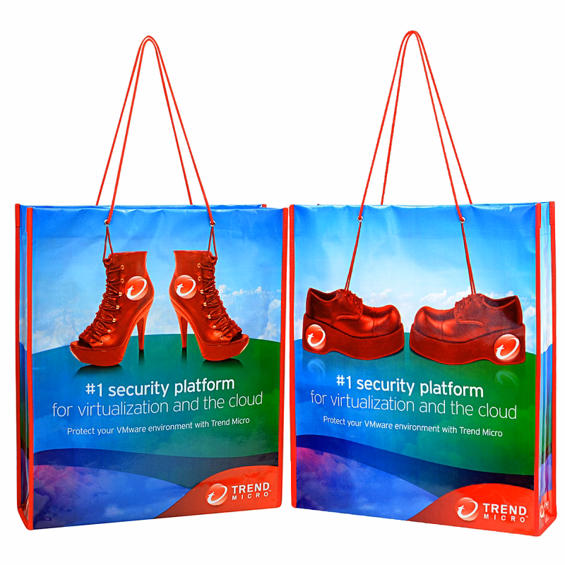 Custom 120g Laminated Non-Woven PP Tote Bag 15"x18"x3"