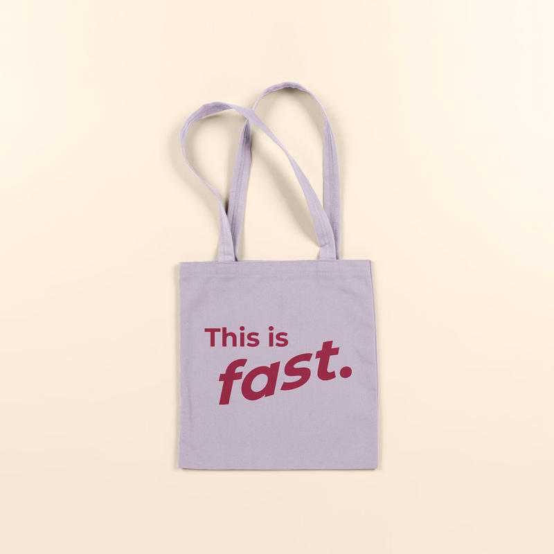 THIS IS FAST MAIN SQUEEZE - COLORED CANVAS