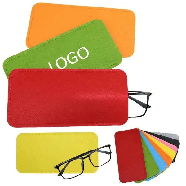 Felt Eyeglasses Bag with Square 1