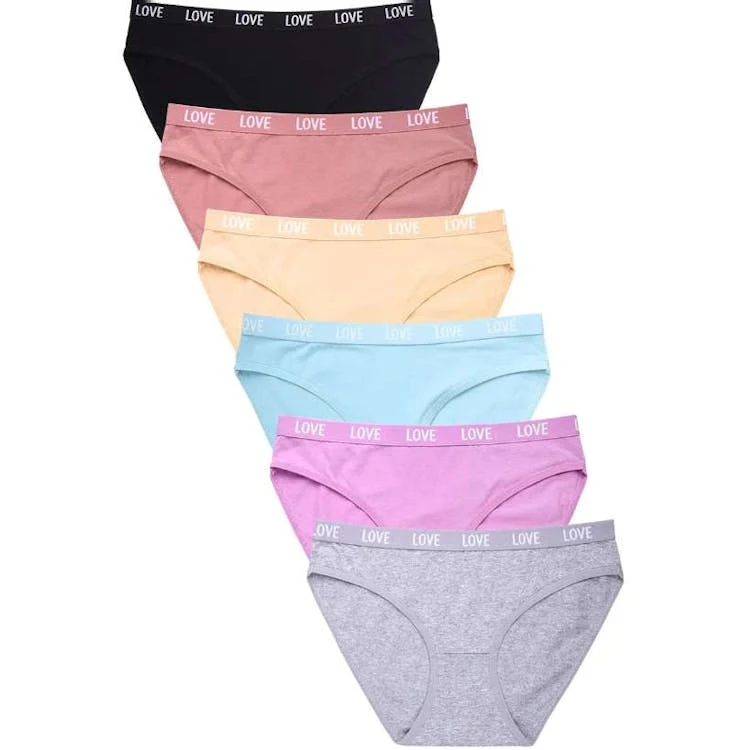 Woman's Bikini Panties with "Love" Logo Assorted Small-XL 1