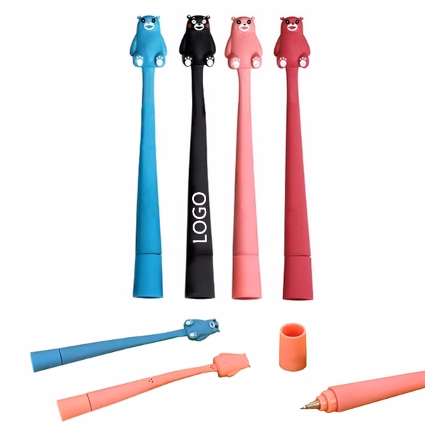 Bendable Solid Bear Ball Point Pen