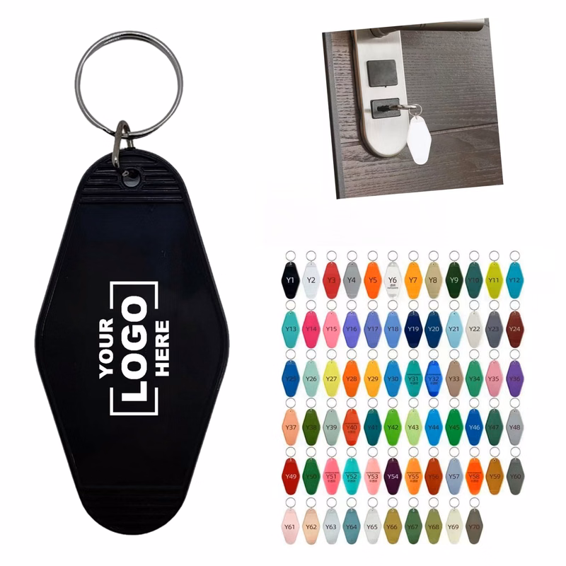 Plastic Hotel Keychain / Motel Key Tag
