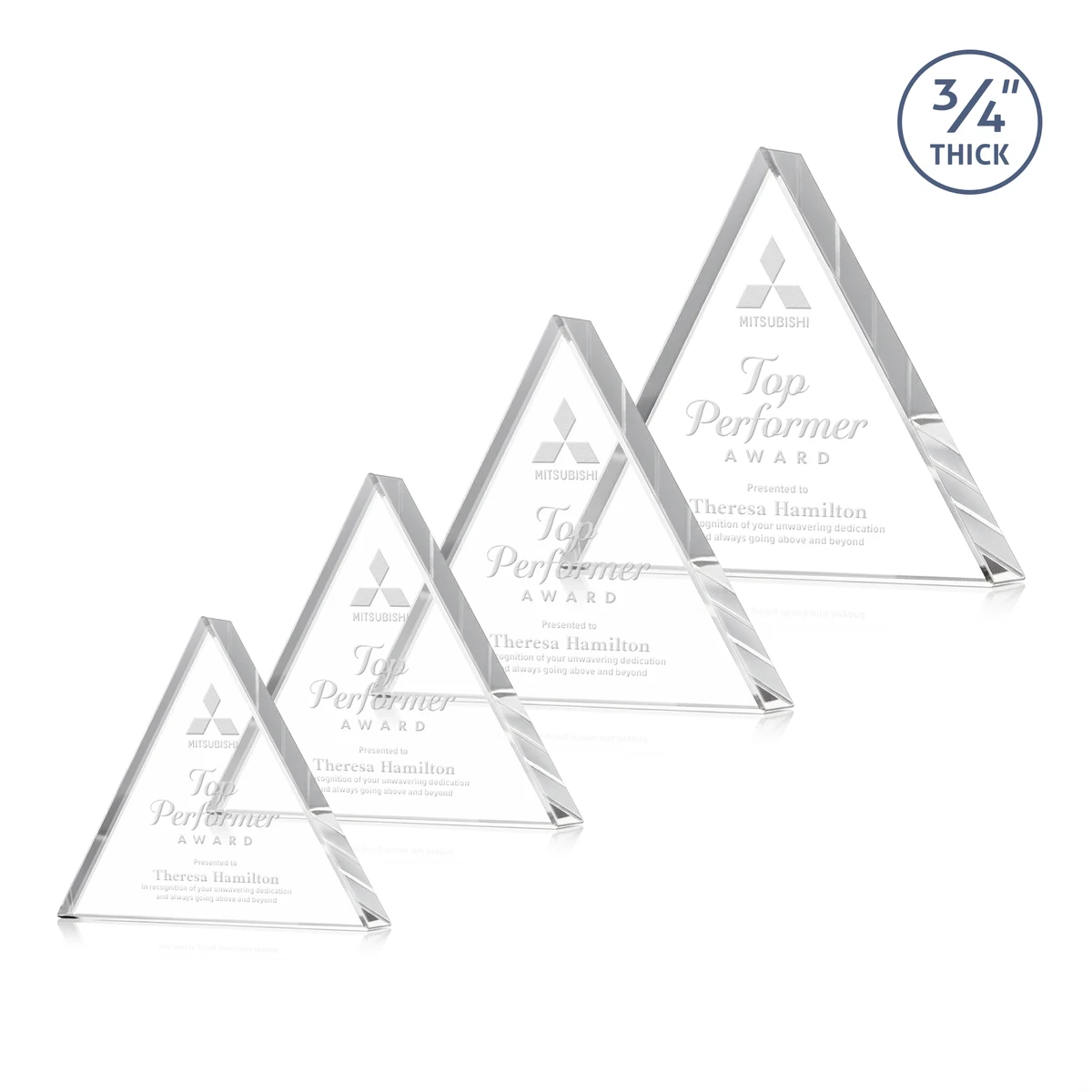 Adler Triangle Award - Clear 1