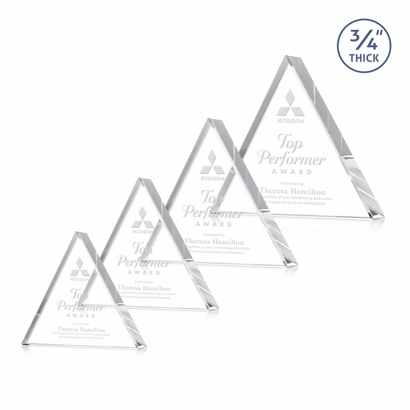 Adler Triangle Award - Clear