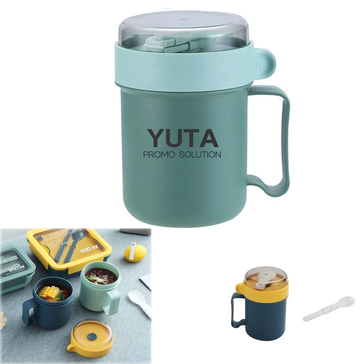 Stainless Steel Portable Thermal Pot With Handle 1
