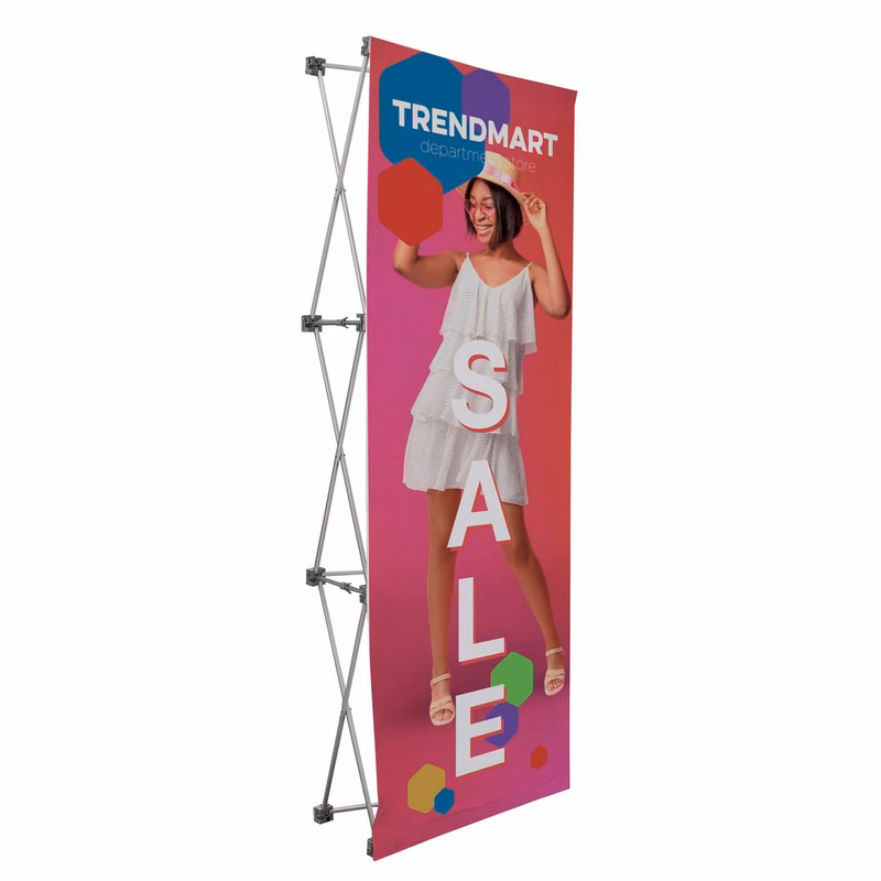 3' Straight Splash Floor Display Face Kit (Recycled Polyester Knit)