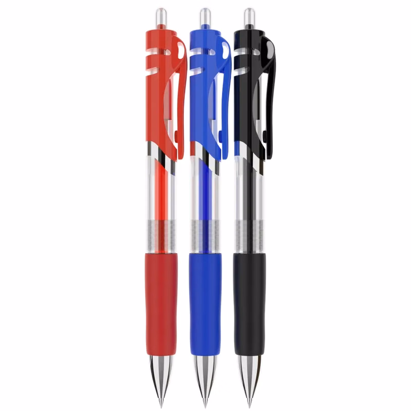 Cultured Retractable Plastic Gel Pen