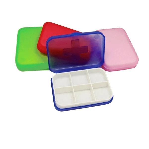 6 Compartment Pill Case, Pill Box 1