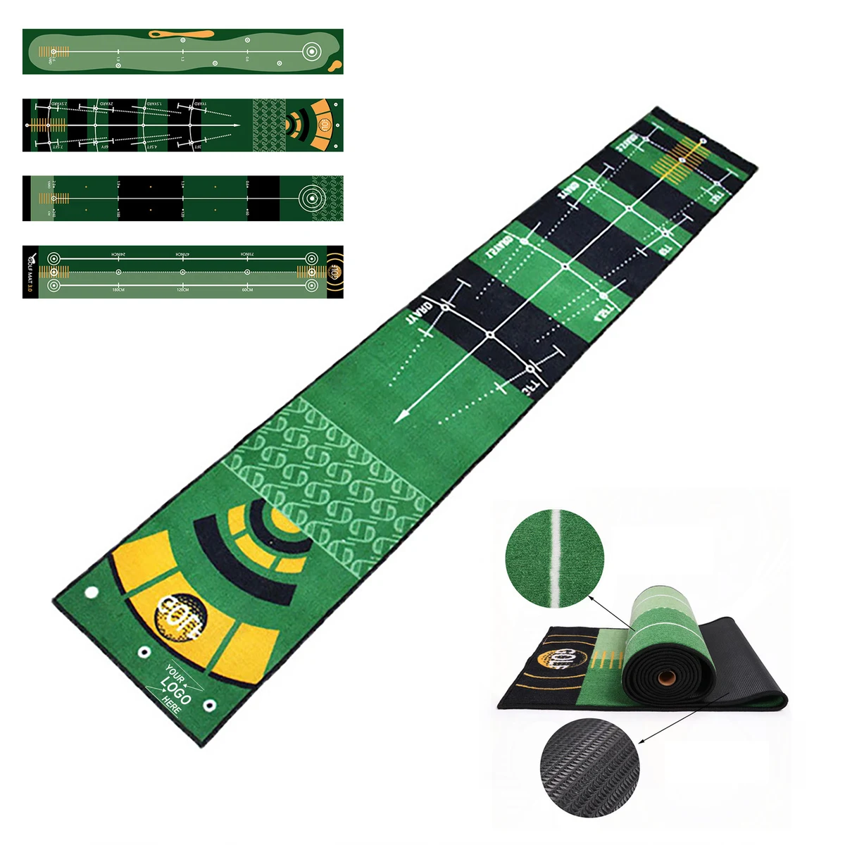 Indoor Golf Putting Green Mat for Home Practice 1