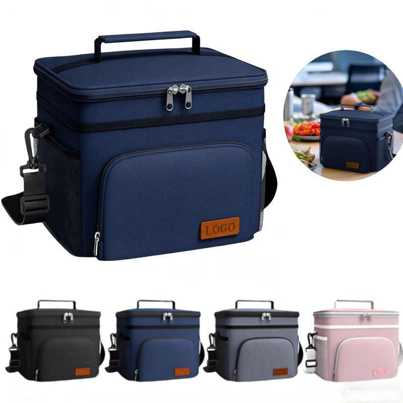 Leakproof Large Cooler Tote with Double Layer Insulation for Lunch & Picnics