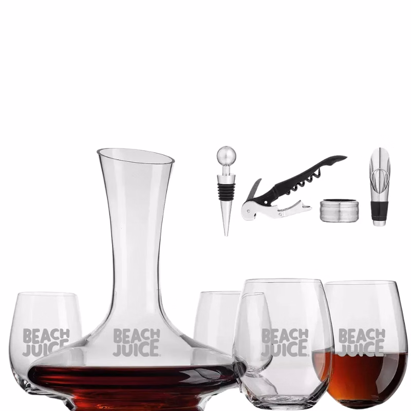 9 Piece Wine Decanter Set