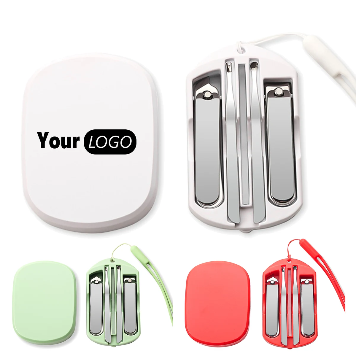 5-in-1 Stainless Steel Manicure Set With Case 1
