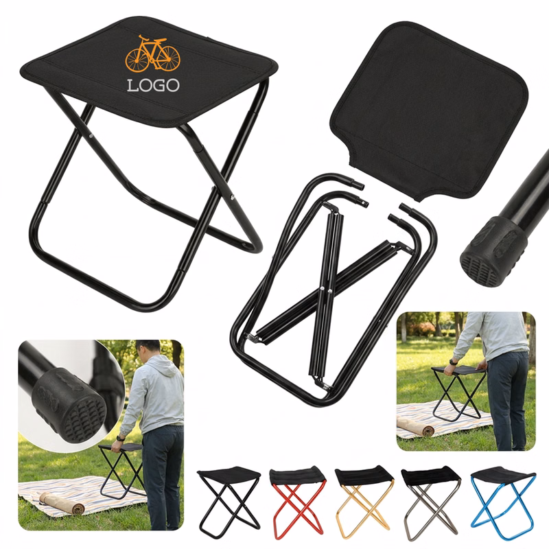 Custom Logo Compact Folding Stool