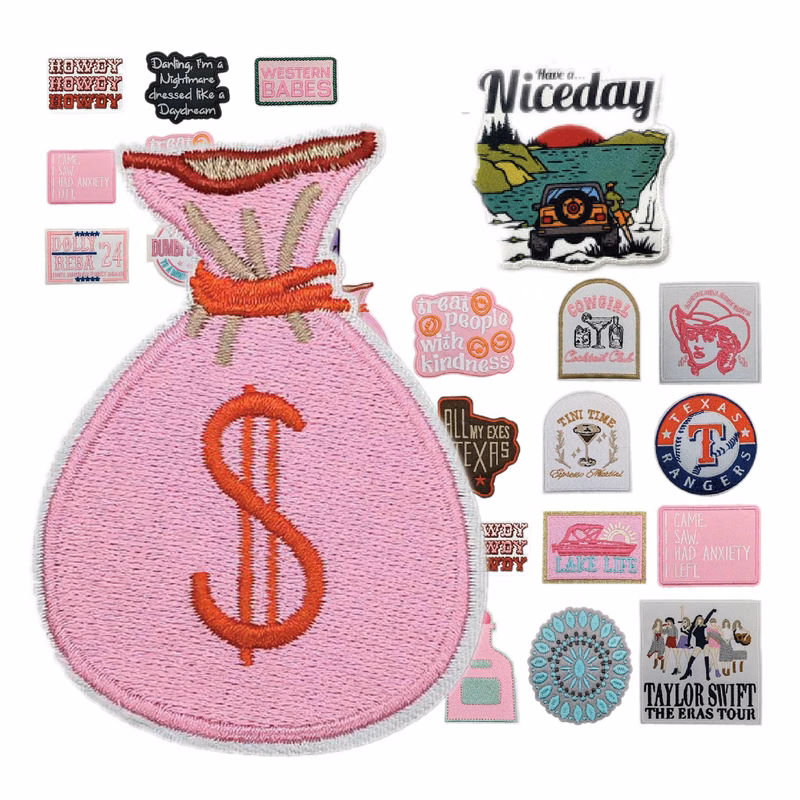 Embroidered Patch with 75% Stitch Coverage