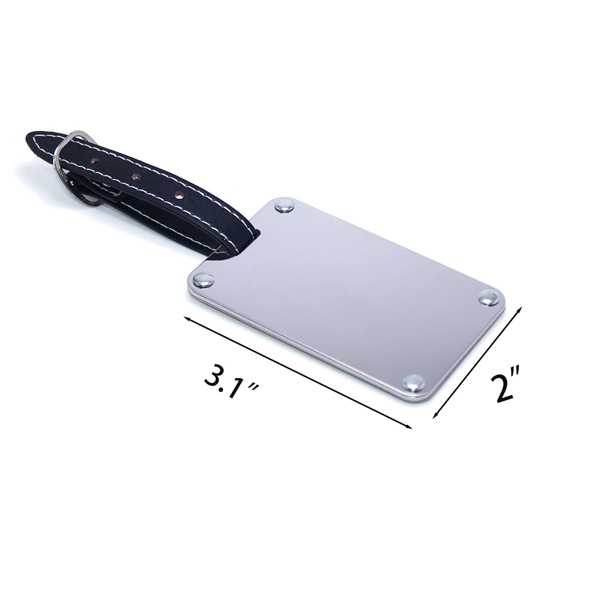304 Mirror Finish Luggage Identification Tag 1