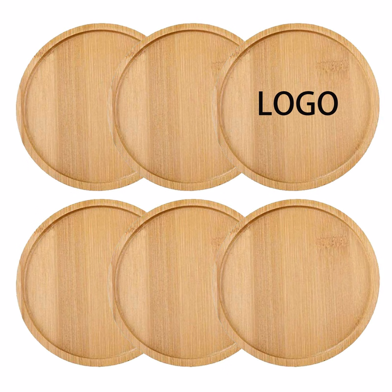 Durable Insulated Round Bamboo Coaster