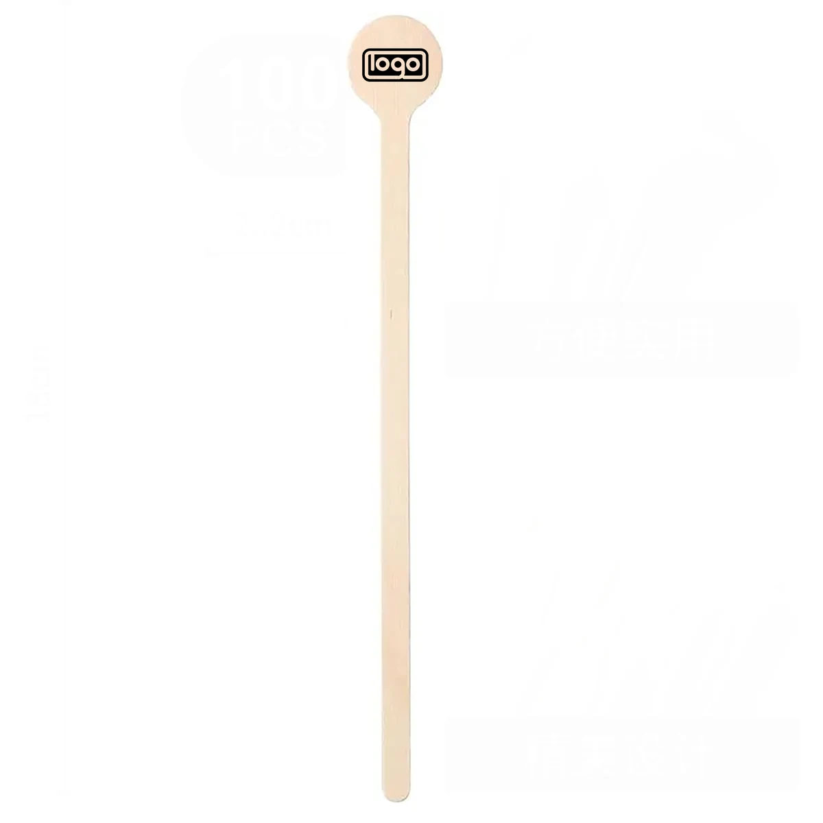 Disposable Wooden Coffee Stirrer 1