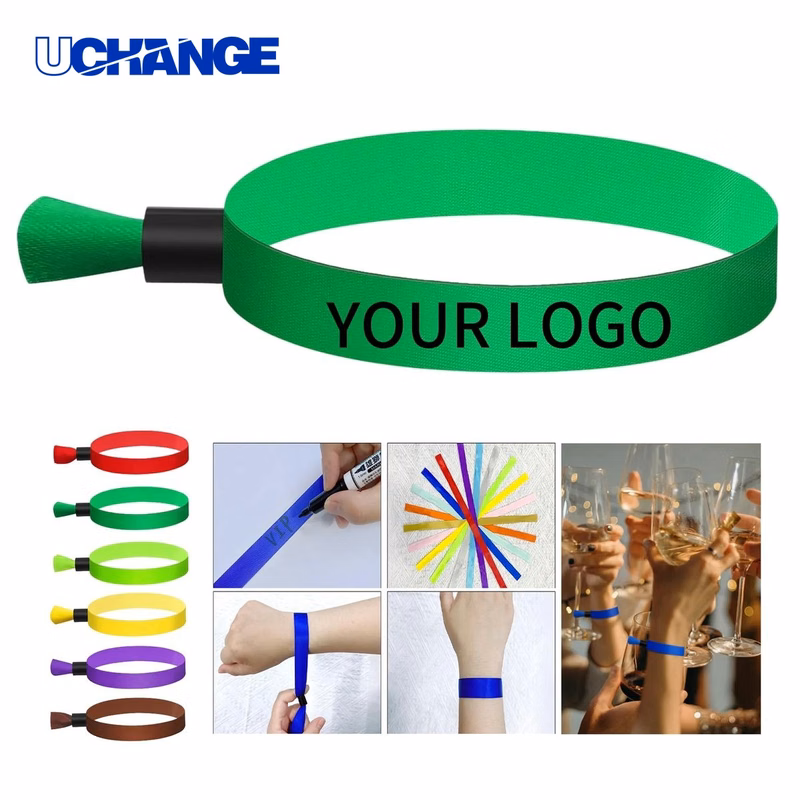 Satin Polyester Wristband Durable for Concerts