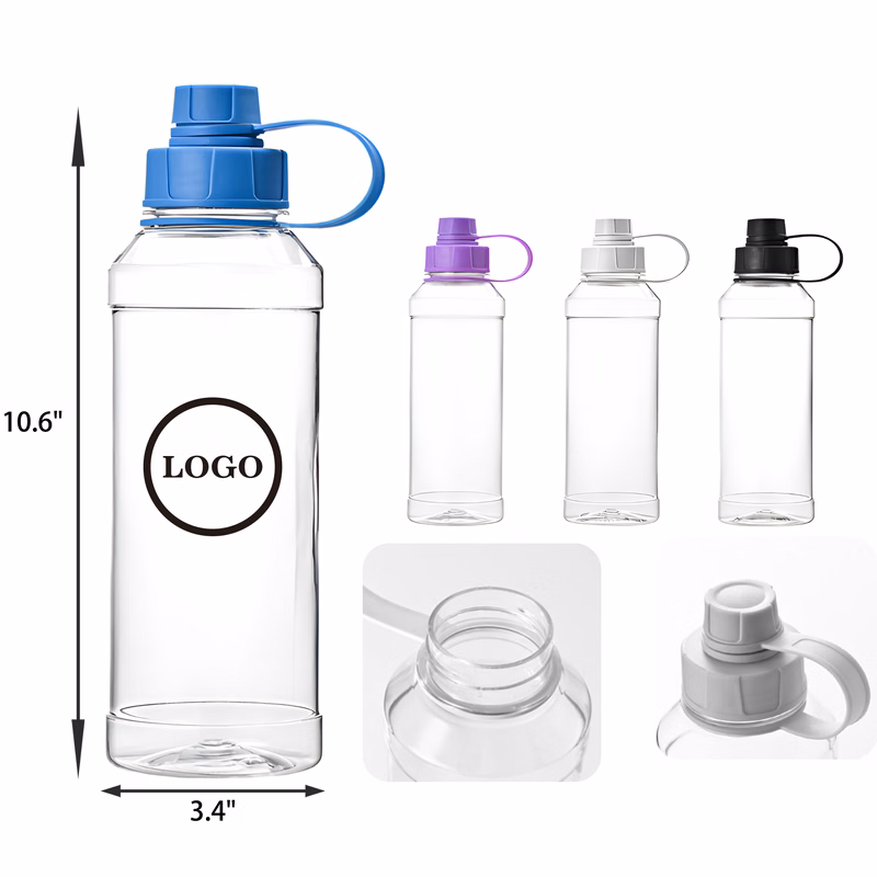 MOQ 50 PCS 33 OZ Lightweight Plastic Water Bottle