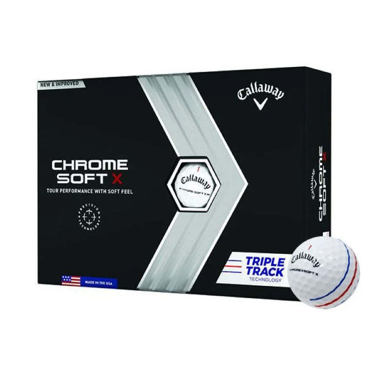 12 Pack Callaway Chrome Soft X Triple Track 1