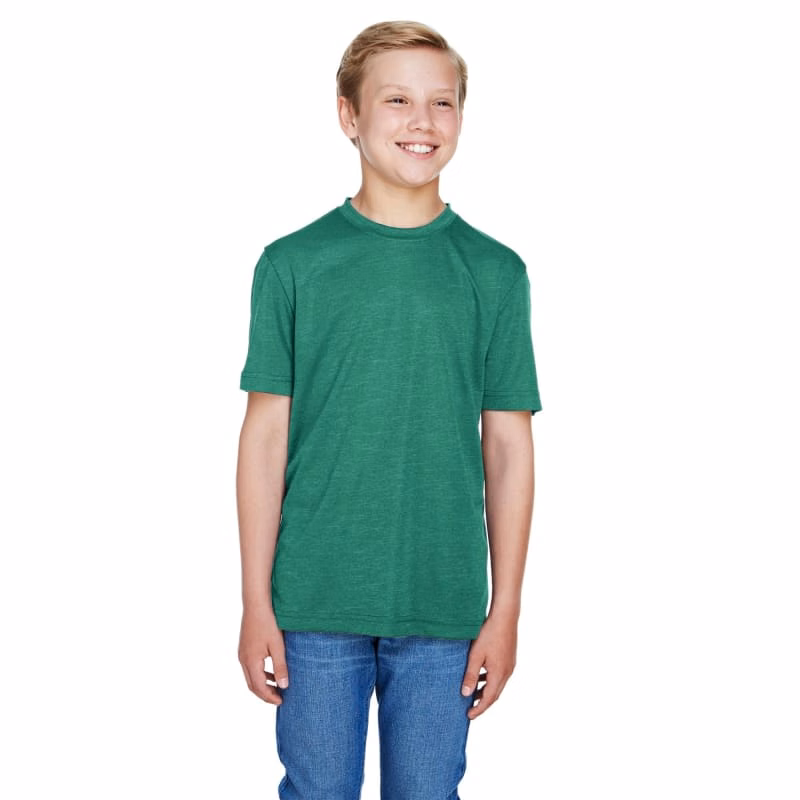 Team 365 Youth Sonic Heather Performance T-Shirt