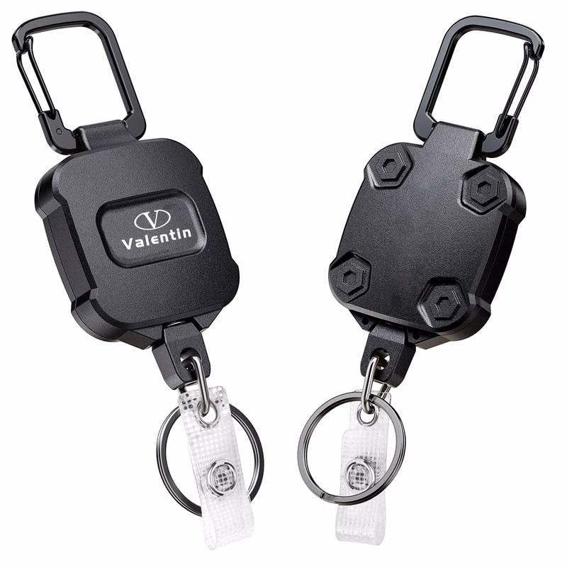Retractable Id Badge Holder Key Reel