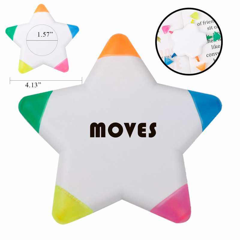 5 Pointed Star Fluorescent Marker