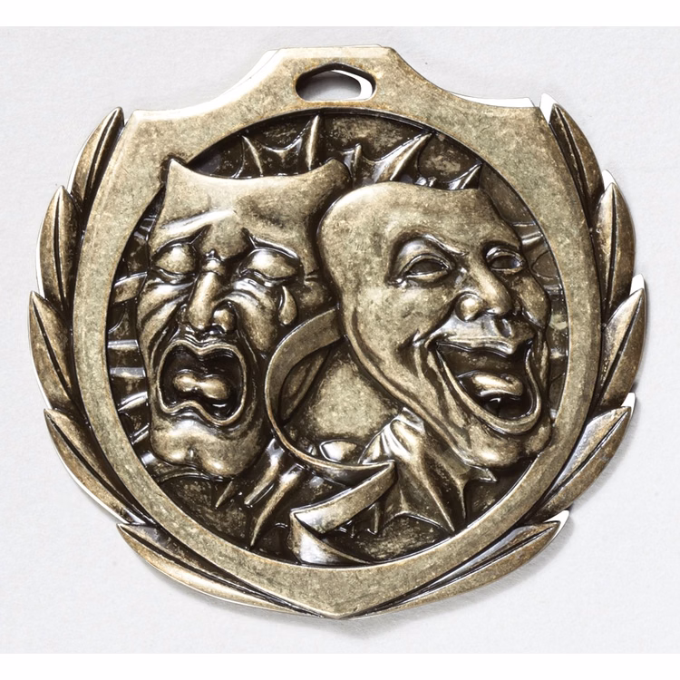 Drama Burst Medal 2 1/4"