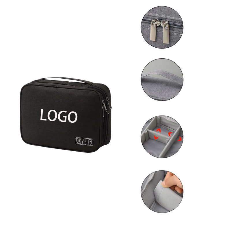 MOQ 10 Double-Layer Tech Pouch