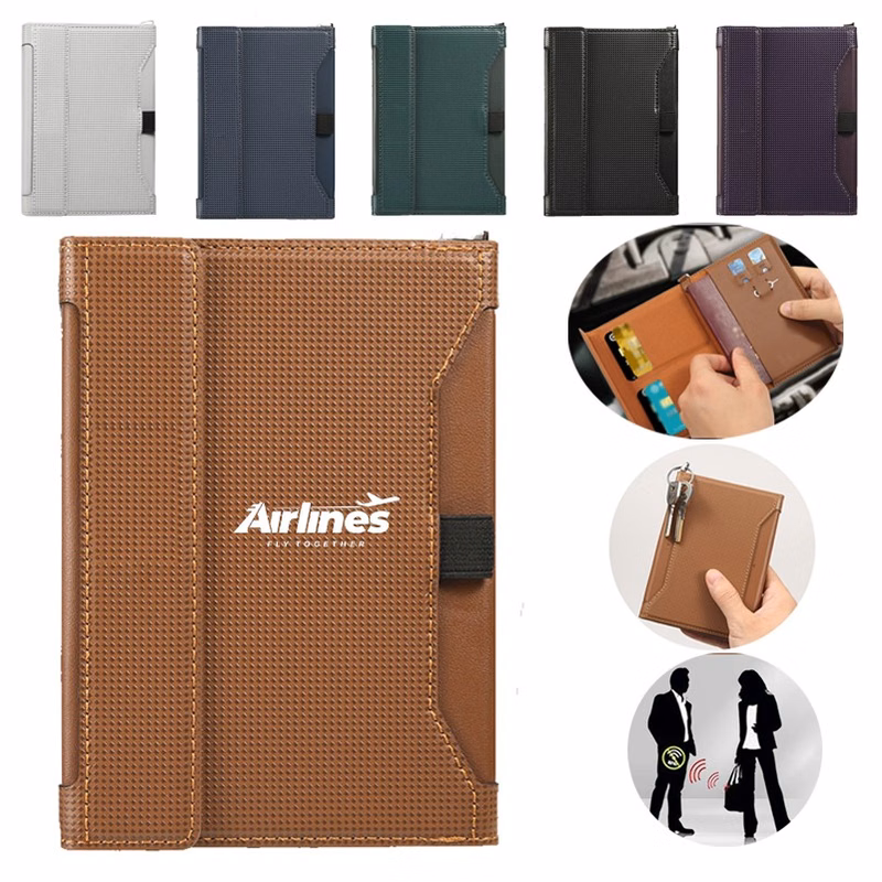 Passport Card Cover Holder with RFID Blocking Technology Wallet