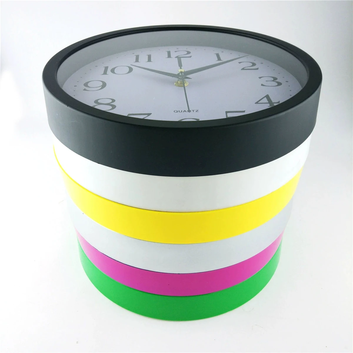 Personalized Plastic Wall Clock with Logo 1