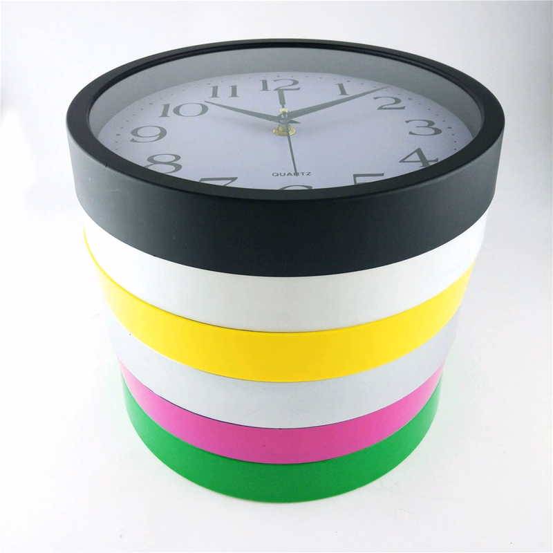 Personalized Plastic Wall Clock with Logo