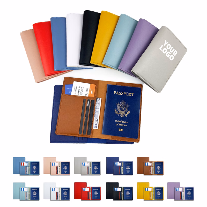 PU Leather Passport Holder