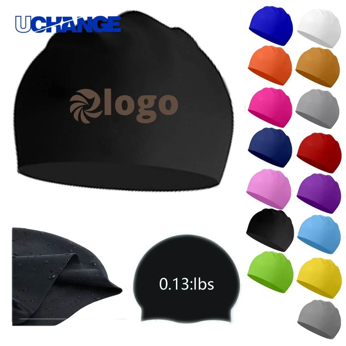 Durable Silicone Swim Cap 1