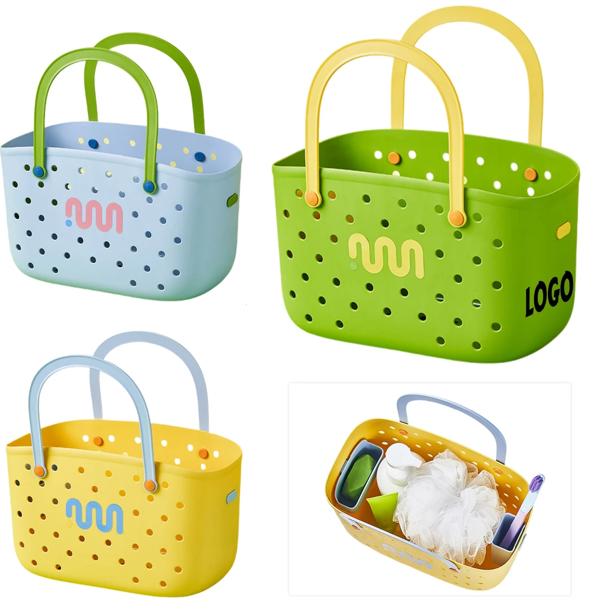 Shower Caddy Basket Hand Carry 1
