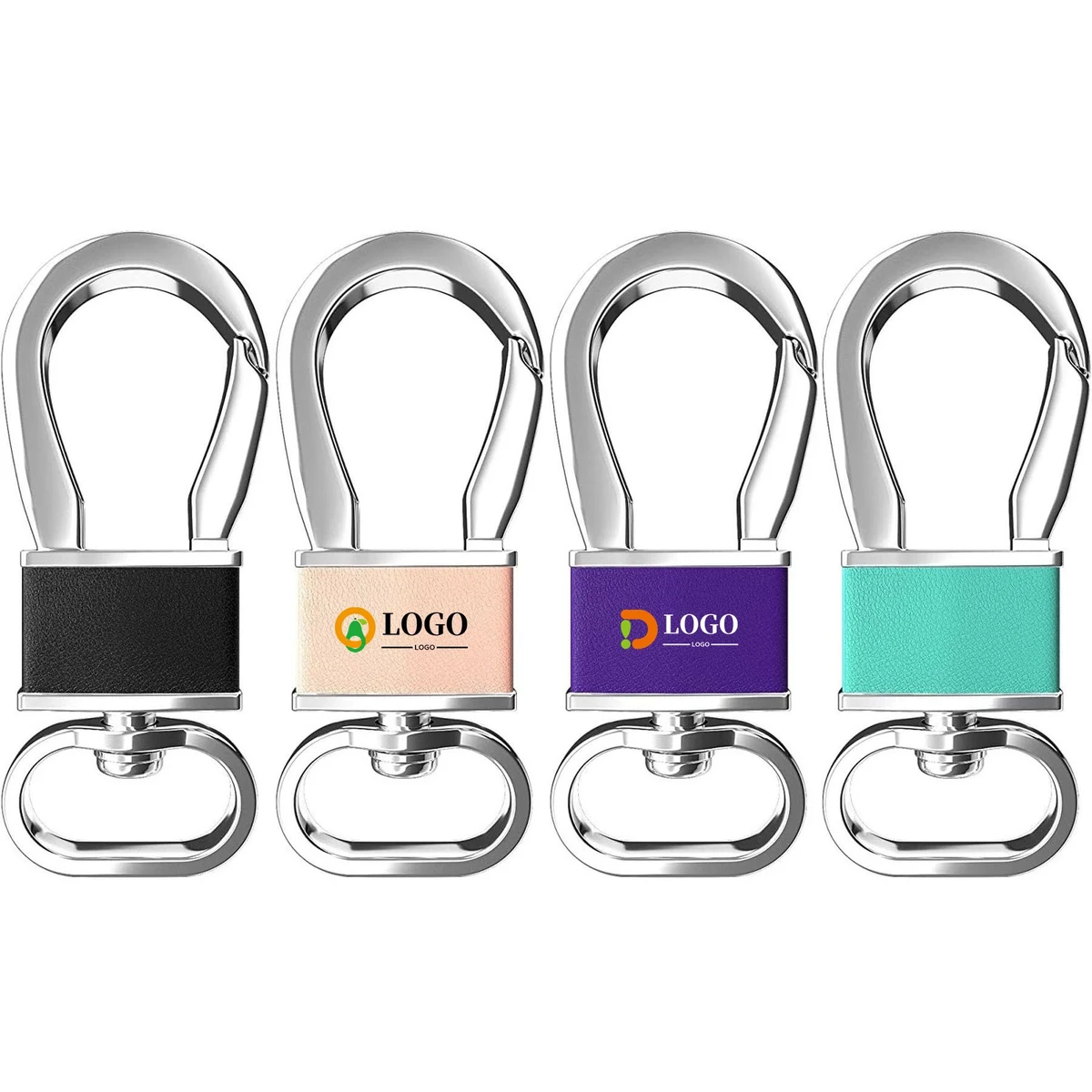 Metal Carabiner Keychain Key Clip Hook Key Ring Holder 1