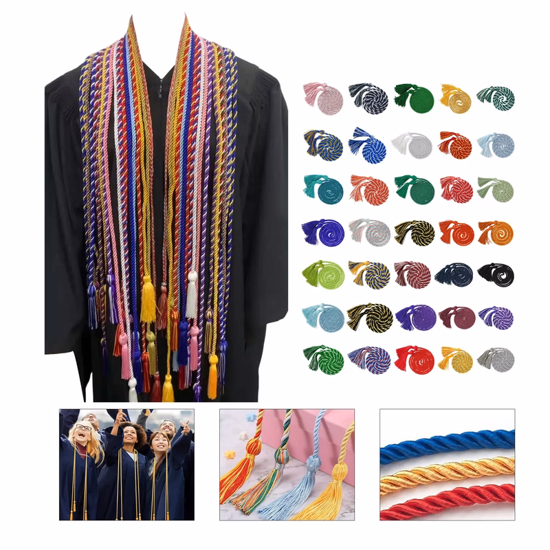MOQ 50 Graduation Honor Handcrafted Tassel Cord