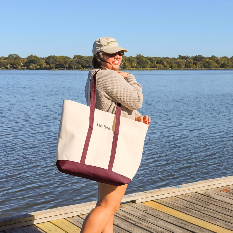 MORRIS TOTE - EXTRA LARGE ZIPPERED