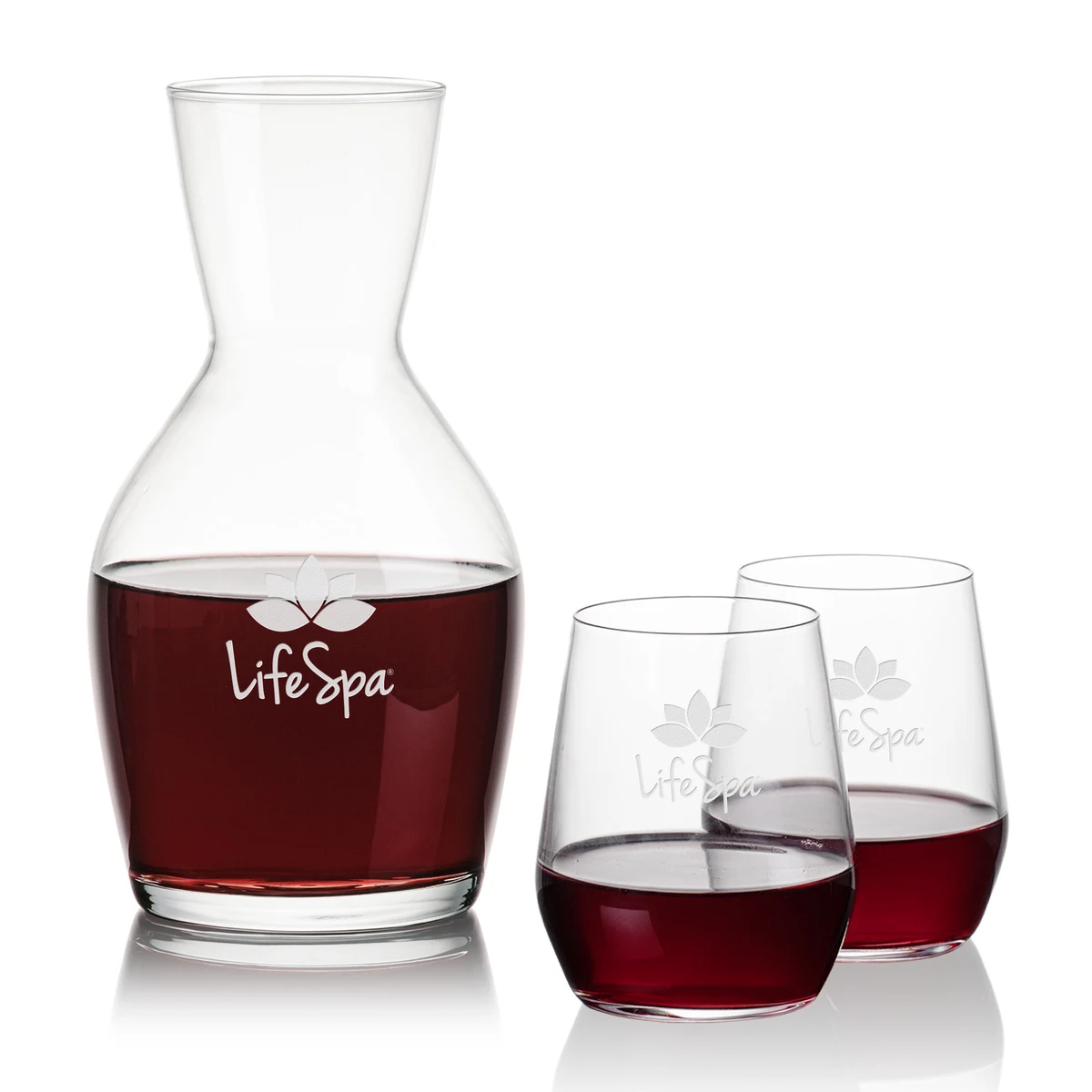 Westwood Carafe & Germain Stemless 1
