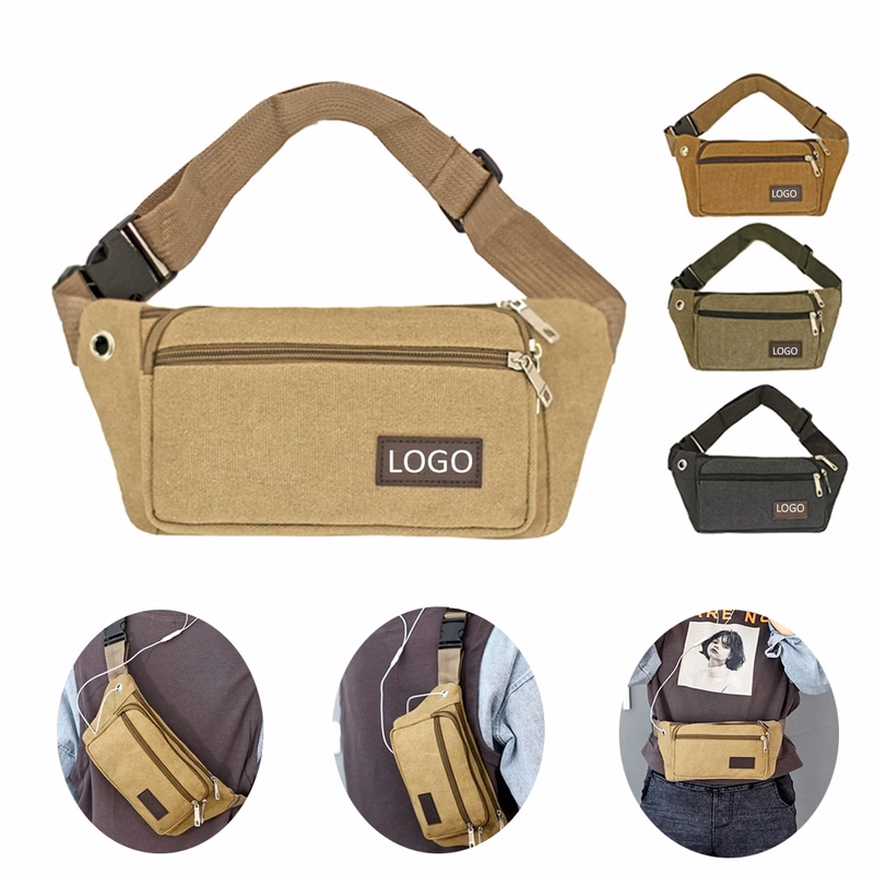 Canvas Fanny Pack For Men And Wommen