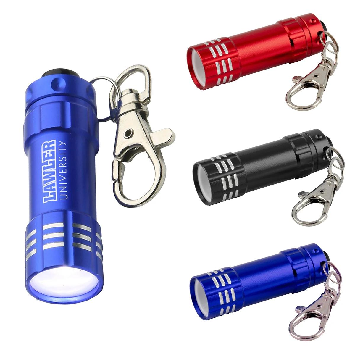 3 LED Aluminum Flashlight Key Chain 1