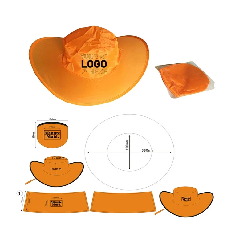 Floding Nelon cowboy cap AD hat 1