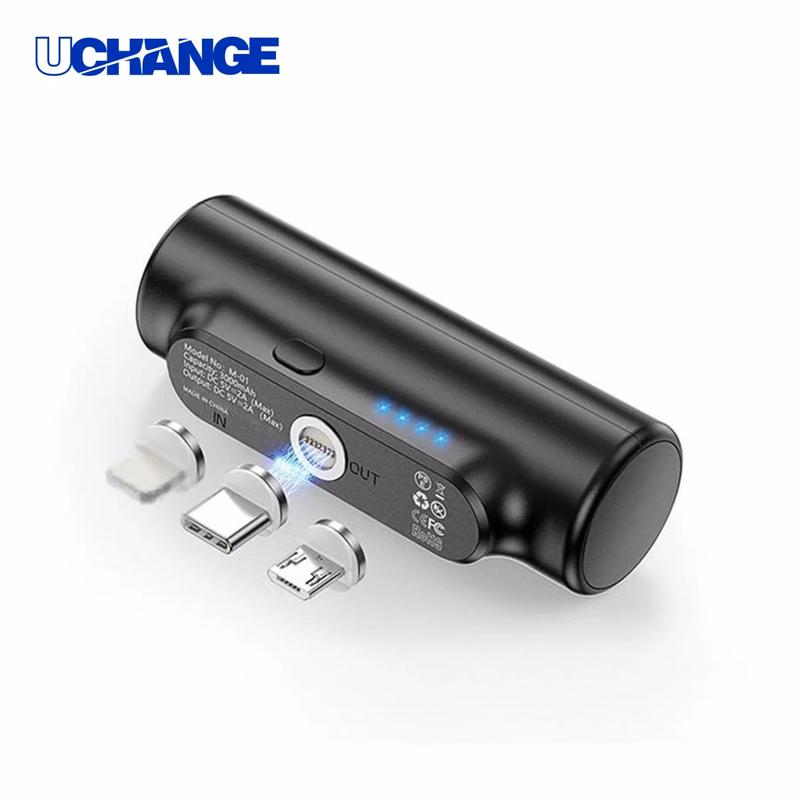 Magnetic Mobile Power Bank with Wireless Fast Charging (3000 mAh)