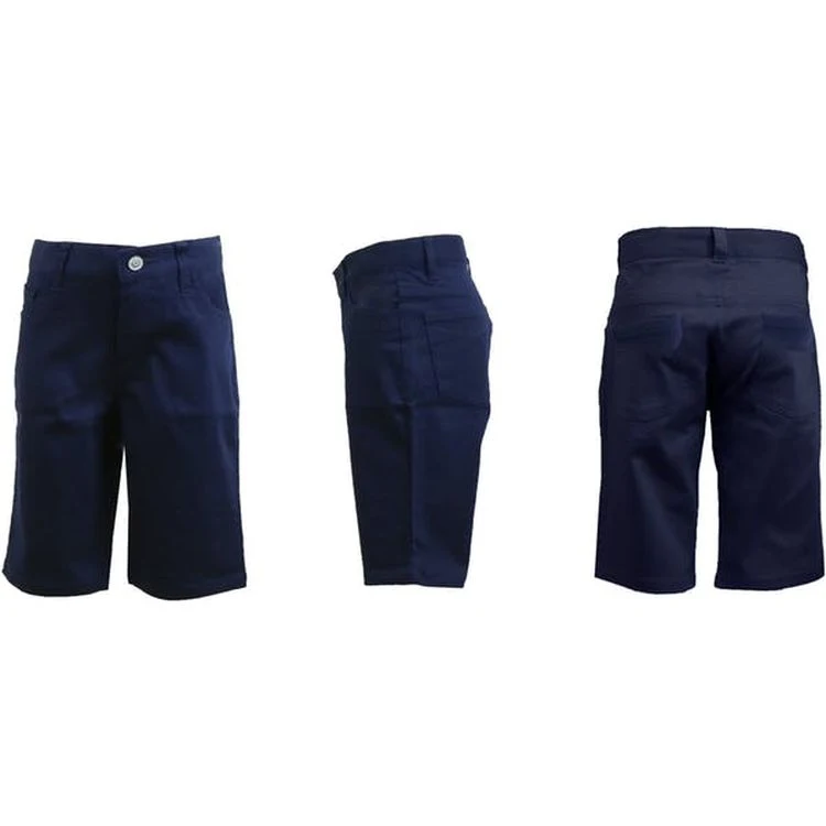 Girls' School Uniform Shorts - Navy Size 4 1