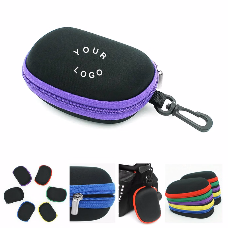 Compact EVA Glasses Storage Box with Fabric Lining