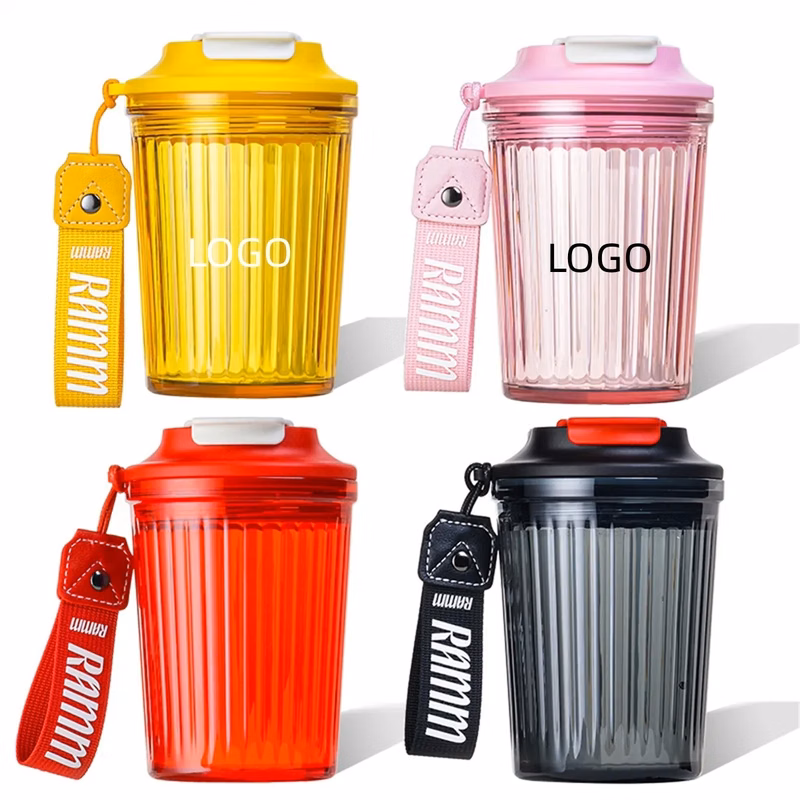 Reusable Tritan Coffee Cup with Leakproof Lid