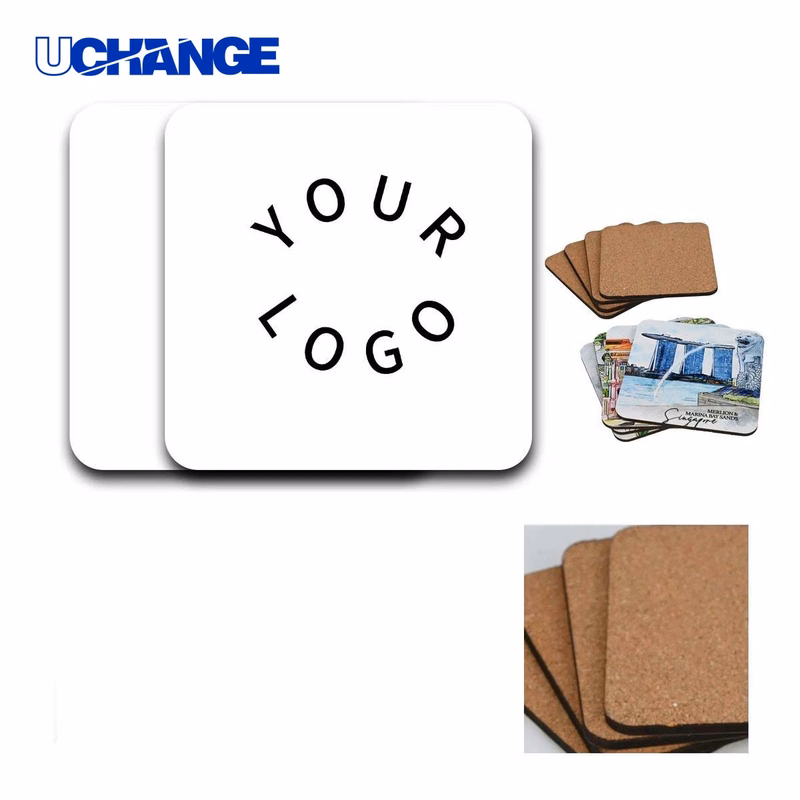 Square Coaster Drink Mat Reusable for Glasses and Cups