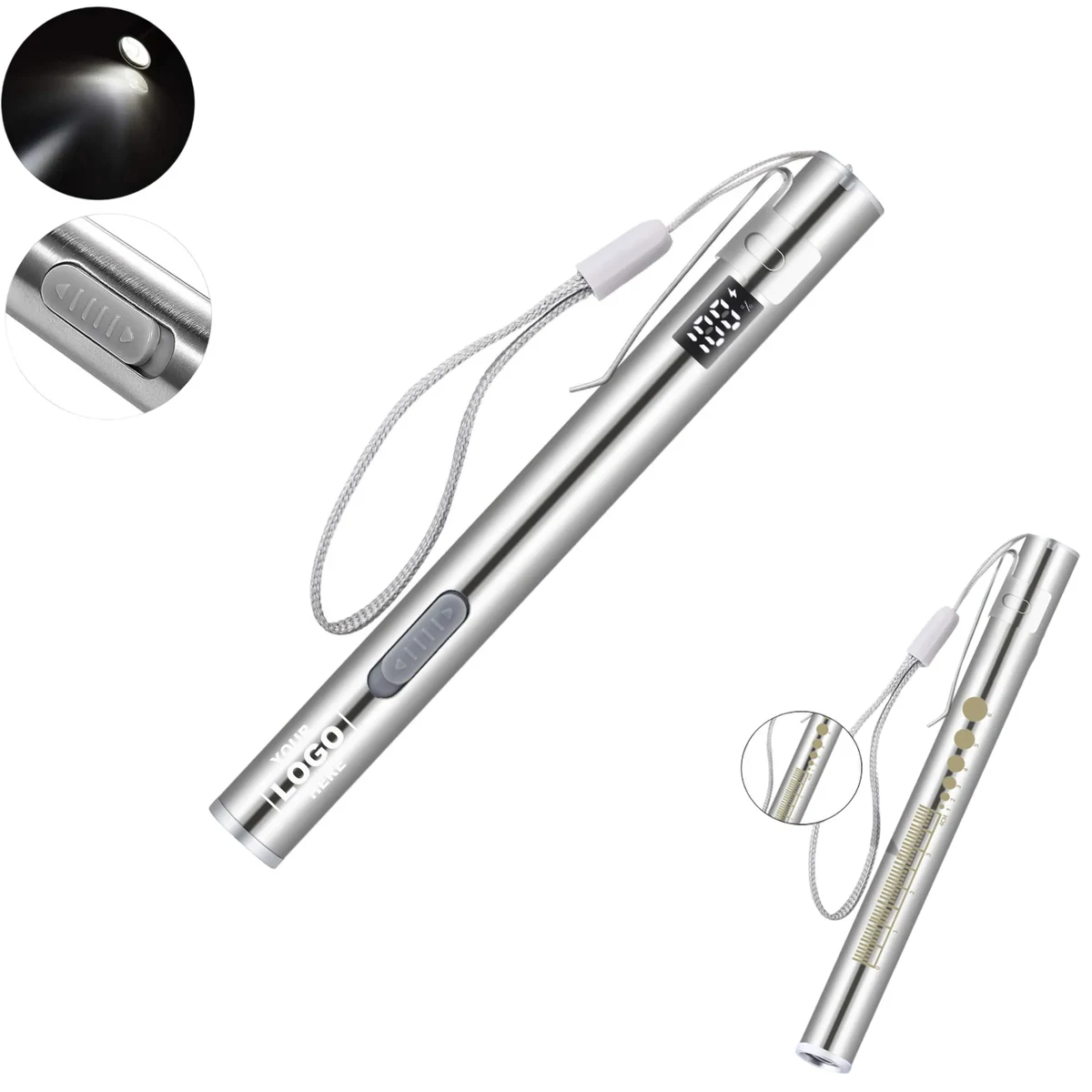 Power Level Display Mini Flashlight 1