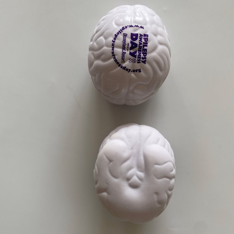 Brain Shaped Foam Stress Reliever 