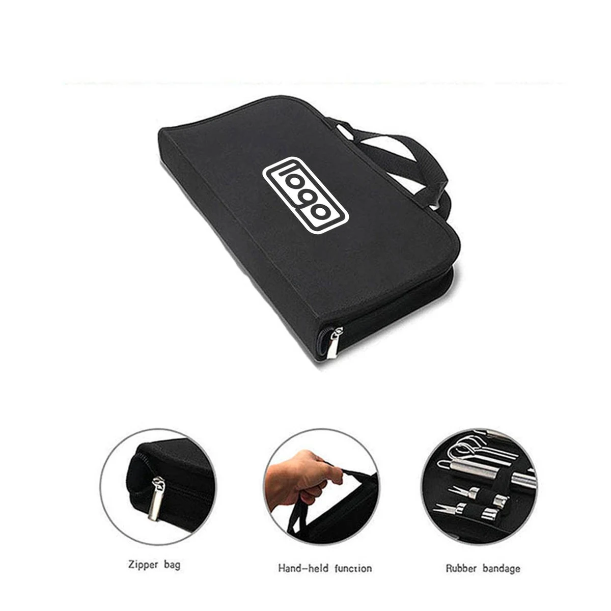 25pcs Extra Thick Stainless Steel Grill Tool Set 1